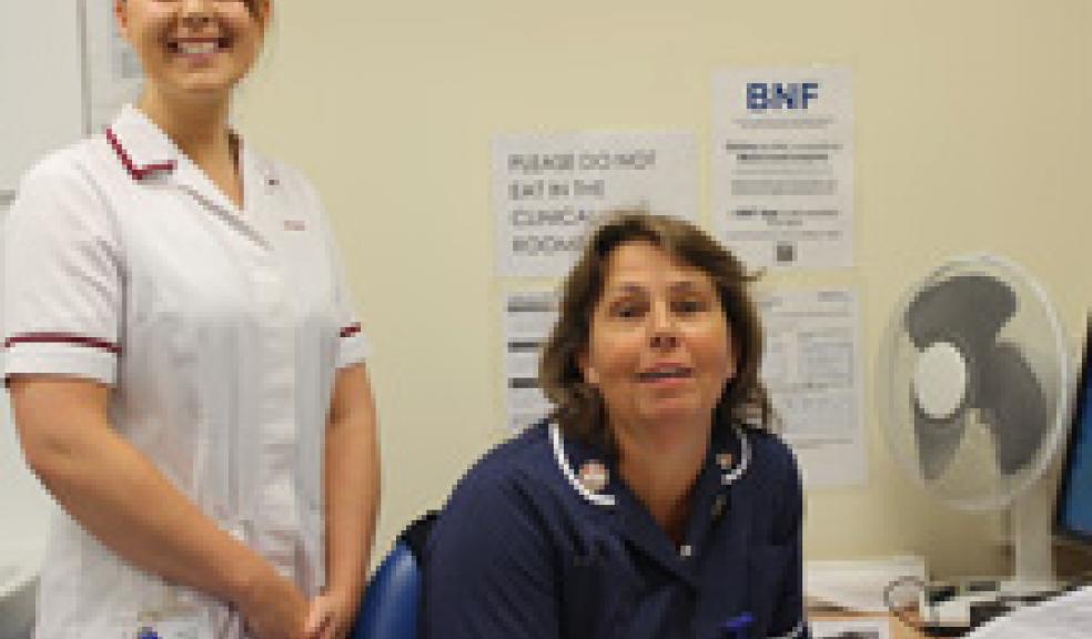 Abi Schmid, Dietician, and Sheila Carr, Diabetes Research Nurse, are both involved in the trial