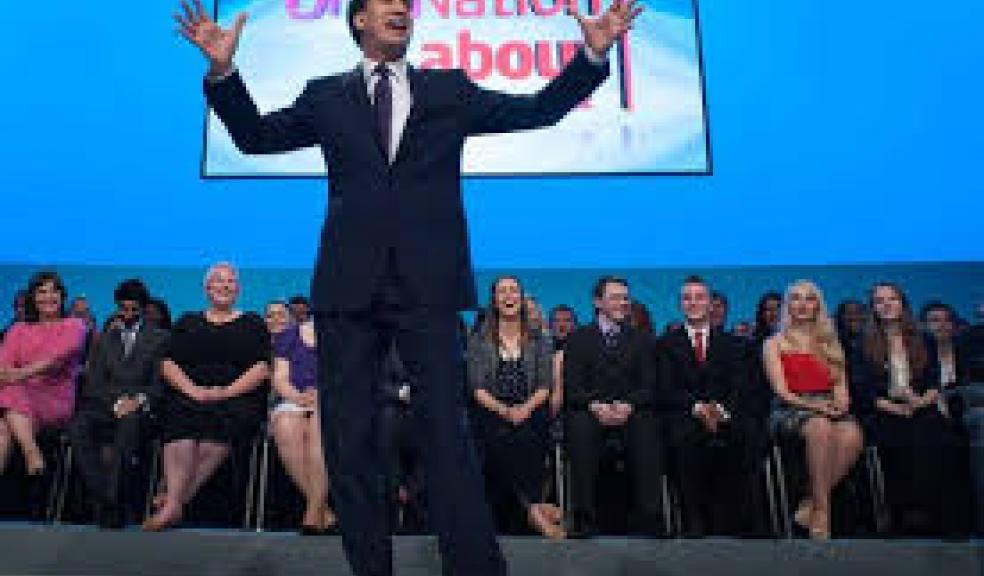 Ed Miliband addresses Labour Conference in Brighton