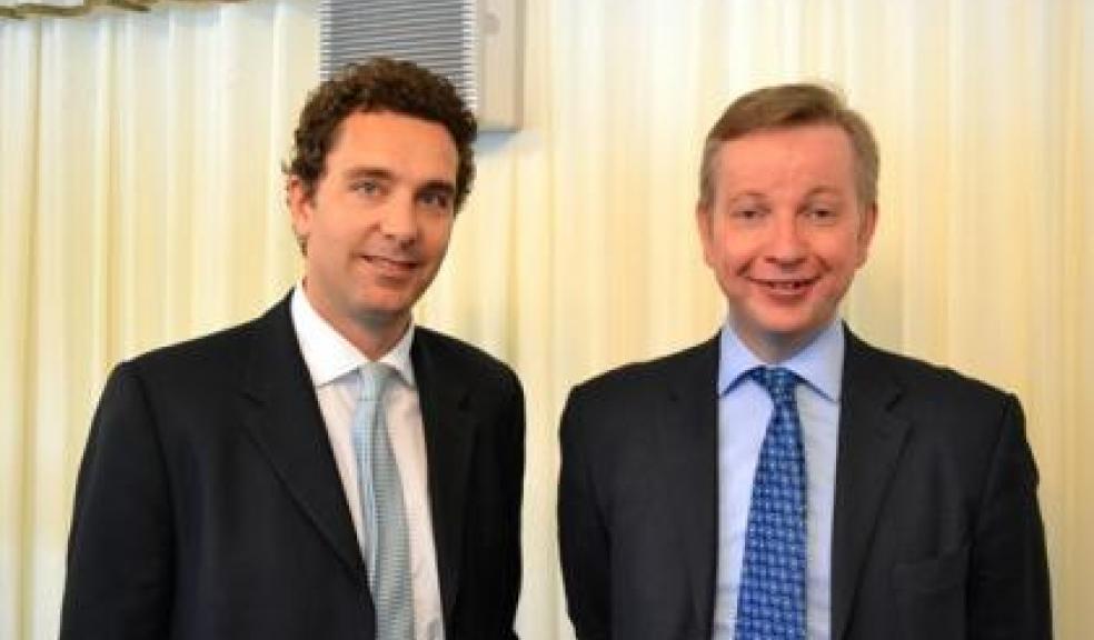 Edward Timpson and Michael Gove at APPG on Adoption and Fostering and Looked after children reception