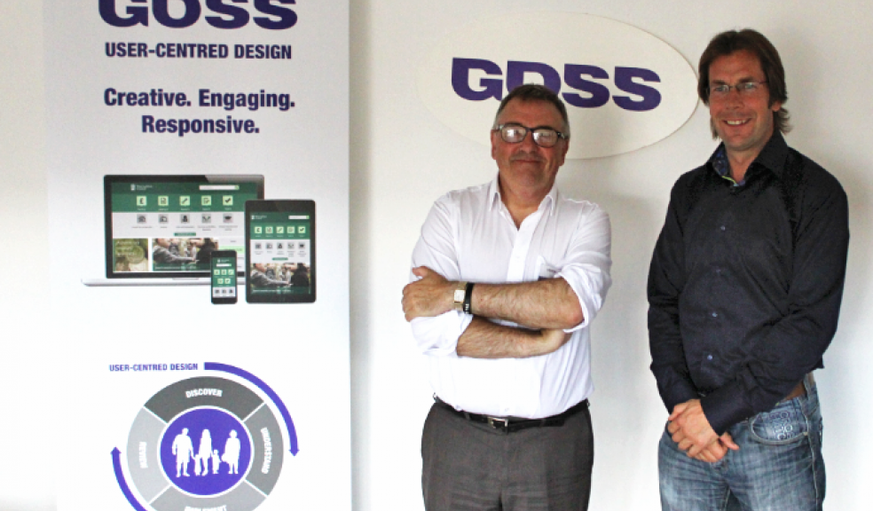 Tudor Evans and Robert McCarthy, Chief Executive Officer at GOSS Interactive