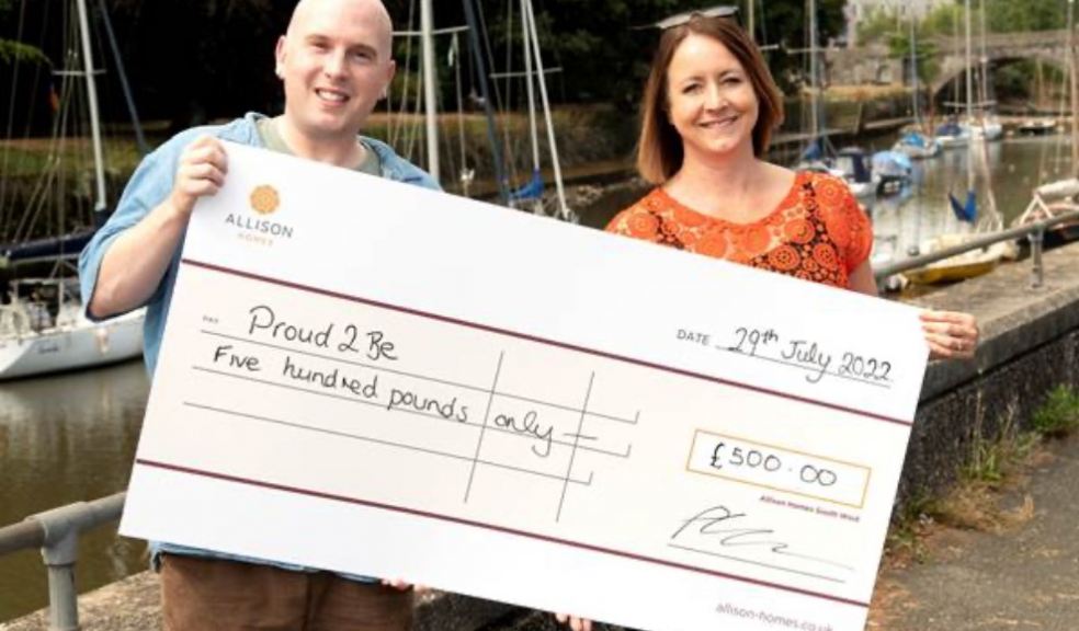 Max Price, Co-founder of Proud2Be and Michele Jones, Regional Sales and Marketing Manager at Allison Homes South West