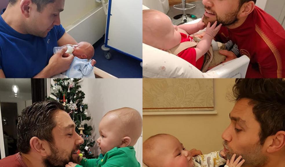 Fundraiser Ryan Lucassi is sporting Santa beard for NICU