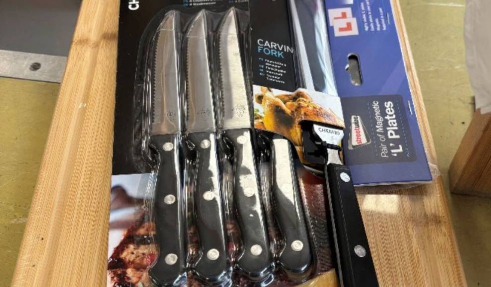 Caption: Photo of items attempted to be purchased during the test purchase operation