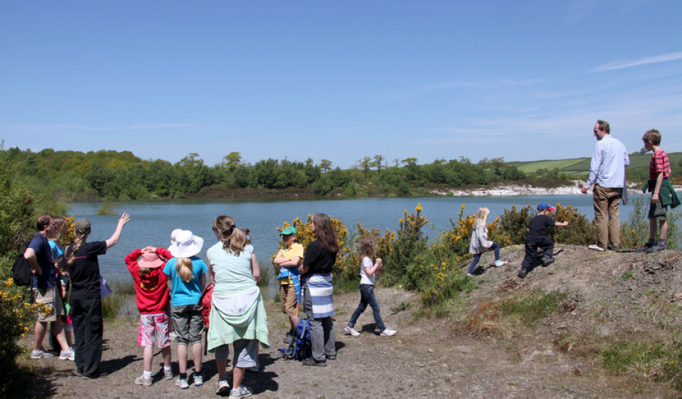 Enjoying Meeth Quarry nature reserve (R.Liley)