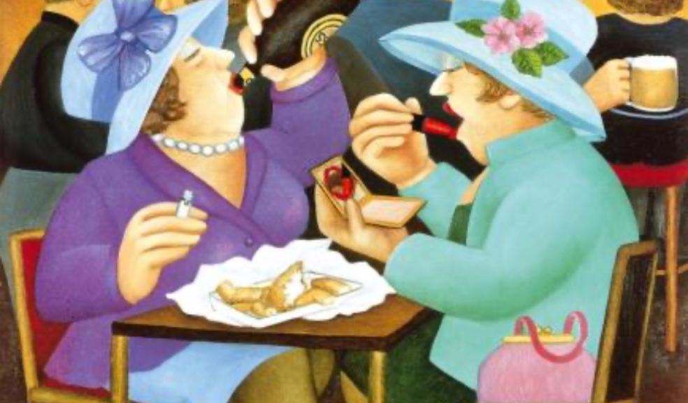 Ladies who Lunch Signed Beryl Cook Print