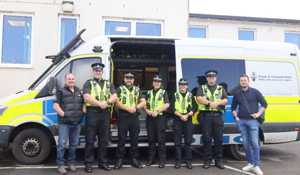 Officers about to start their high visibility and plain clothes patrol