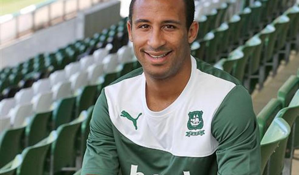 Romuald Boco. Image courtesy of Plymouth Argyle FC