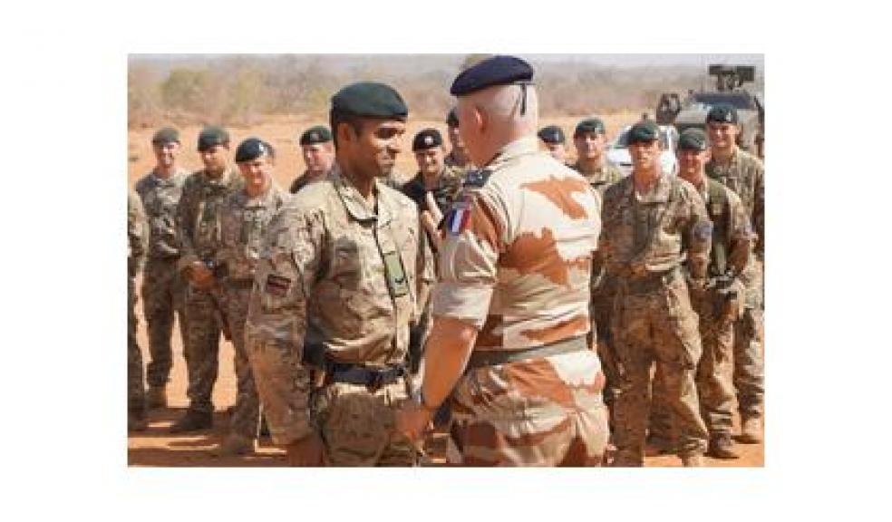 Lance Corporal Daz promoted by General Ract Madoux