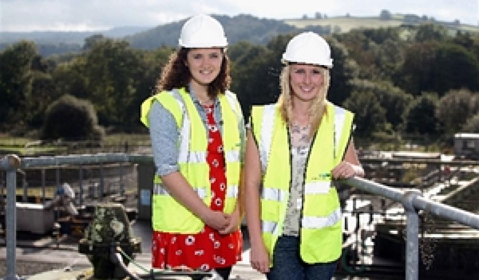 Apprentices Deryn Spencer and Abi Hayward