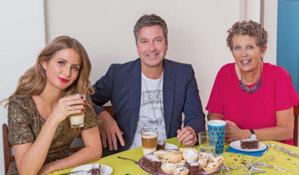 L-R: Millie Mackintosh and John Torode reunite, and alongside coffee expert Hazel Middleton get stuck in as they mark the launch of the Tassimo Perfect Host panel. The fabulous three have teamed up with the hot drinks machine brand to give the nation helpful hints and tips on how to host the perfect gathering this festive season.