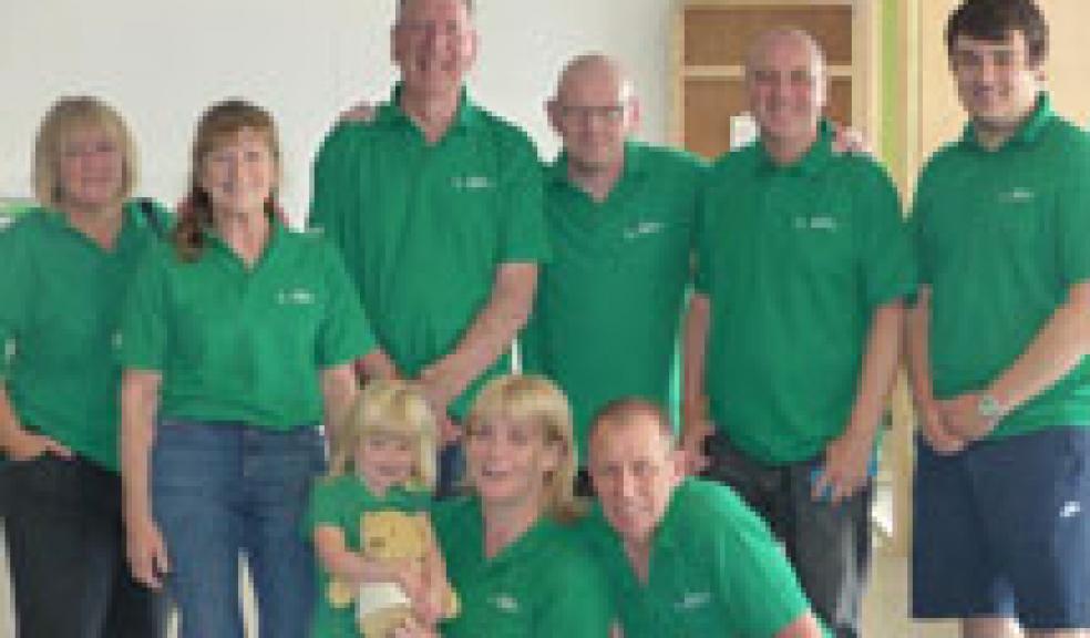 Some of the team and supporters waiting to travel to the British Transplant games