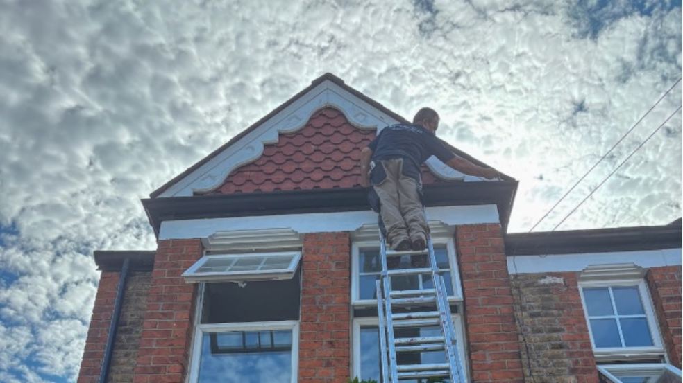 London terrace house roof construction project by UpKeep UK
