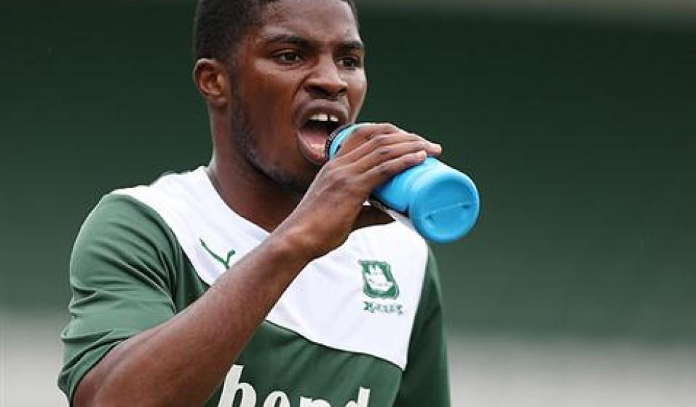 Andre Blackman. Image courtesy of Plymouth Argyle FC