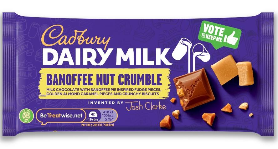 Cadbury Dairy Milk Banoffee Nut Crumble