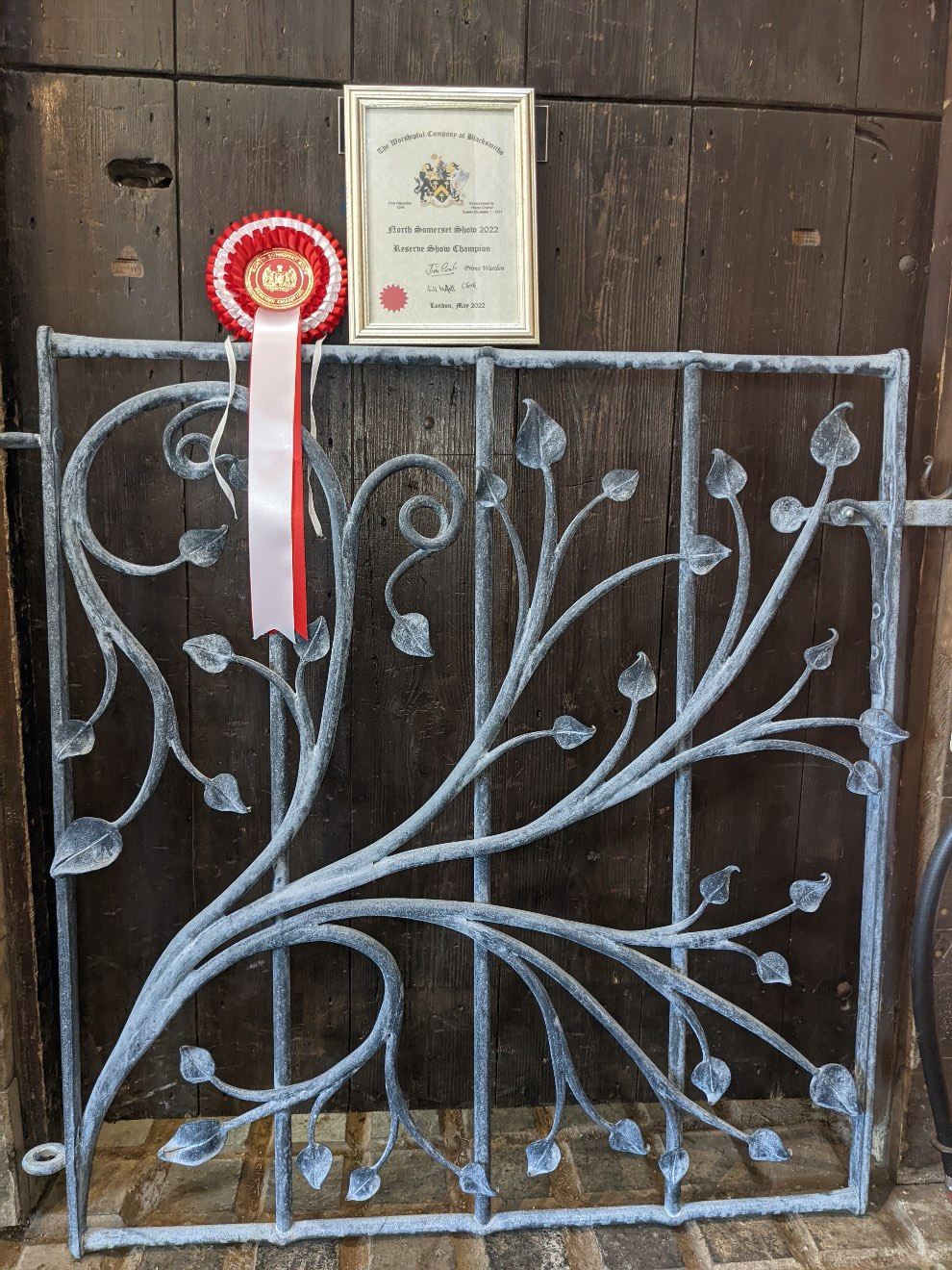 Simon's winning gate design. Photo: Simon Hall