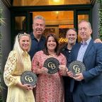 L-R: Kaye Wilson, Group Director of Sales for Crest Hotels, Phillip Allsopp, Managing Director of Classic British Hotels, Louise Chapman, Commercial Director at Classic British Hotels, Jason Hiley, Managing Director for Crest Hotels and Greg Loweth, Group Director of Revenue at Crest Hotels.