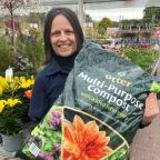 Otter MD Jacqui Taylor with the own-brand peat-free compost