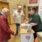 Ken Wood was the first carer to receive his Wellbeing Box 