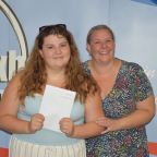Nuala Fenton with her mum.