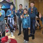 Scouts visit sparks happy memories for John
