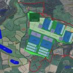 Site map of the proposed Devon Data Centre at Torrington 
