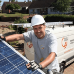 Solar panels being installed by SunGift Solar Solar panels being installed by SunGift Solar