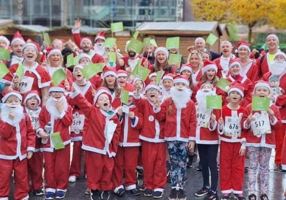 The Elf team on their Christmas Santa Run (photo ELF) The Elf team on their Christmas Santa Run (photo ELF)
