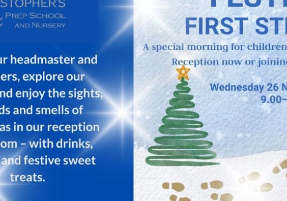 Festive First Steps at St Christopher’s for Reception Starters