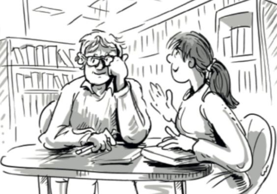 Illustration by Mark Hannon, from the forthcoming book When Time Aligns: Stories of Care From a Dementia Companion.