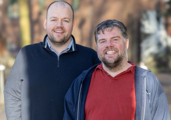 IMP Software co-founders Will Jordan, left, and Dave Hall