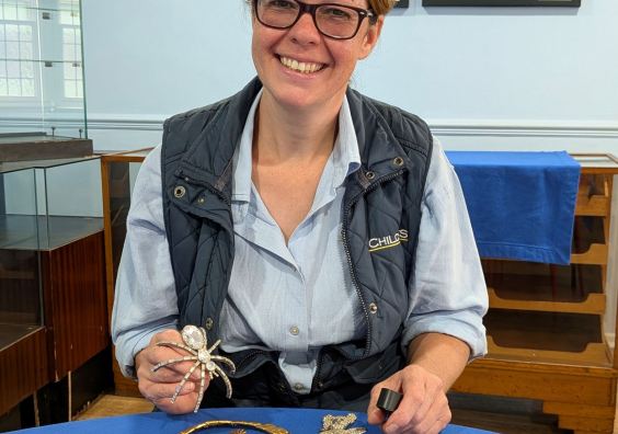 Jennifer Bell from Chilcotts with costume jewellery