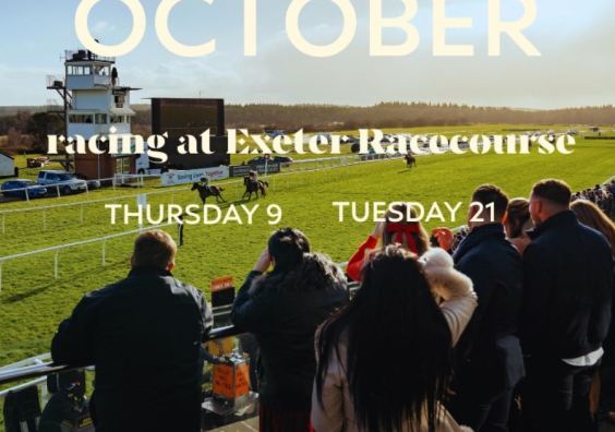 Racing returns to Haldon Hill at Exeter Racecourse on Thursday October 9