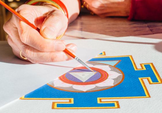 Yantra Painting with Sarah Tomlinson Yantra Painting with Sarah Tomlinson