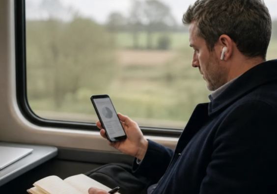 A checked PDF can become a useful first pass during a crowded commute. Original editorial image created for this article.