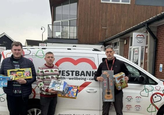 The toys and hampers were delivered to 50 local families The toys and hampers were delivered to 50 local families