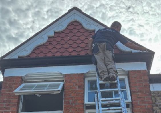 London terrace house roof construction project by UpKeep UK