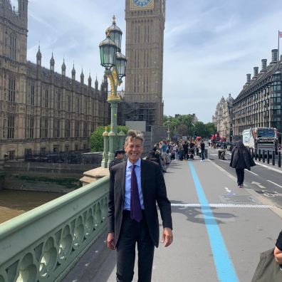 Exeter MP Ben Bradshaw walks A Mile with a Smile to raise awareness of Devon's unpaid carers