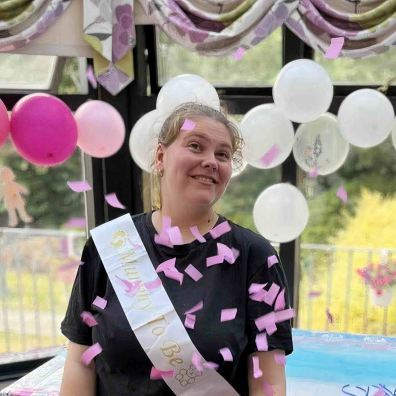 Gender reveal at Butterfly Lodge