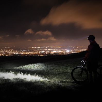 Looking across Edinburgh from the Pentland Hills 