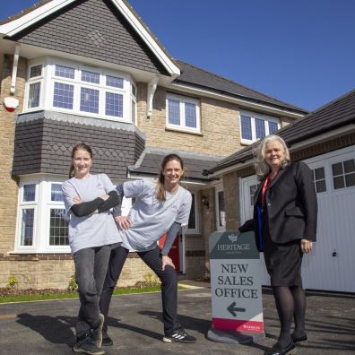 Devon housebuilder donates to local dance group