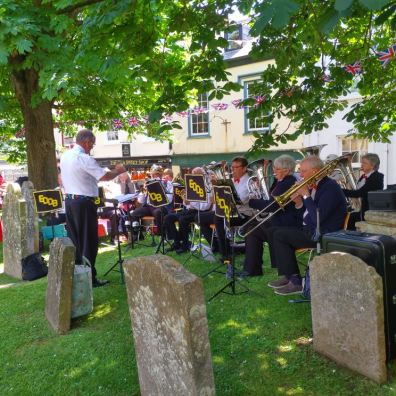 EDDB playing at Sidmouth Parish Church.