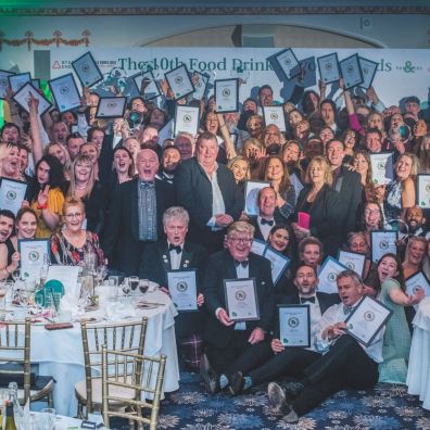 Food Drink Devon Award winners 2021 with host Oz Clarke OBE