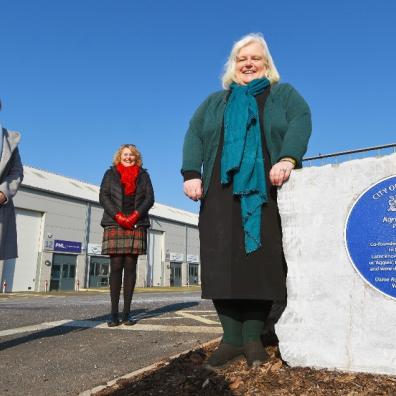 Aggie Weston plaque