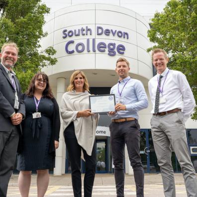 Gatsby Benchmark awarded to South Devon College