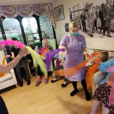Music Makers at Butterfly Lodge dementia care home, Plymouth