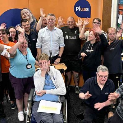 The Pluss One! podcast crew with their special guest, Luke Pollard MP