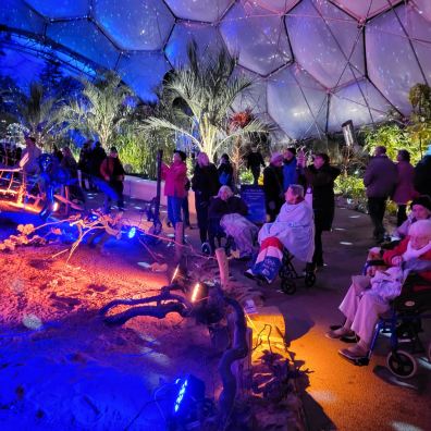 Butterfly Lodge residents visit Eden Project