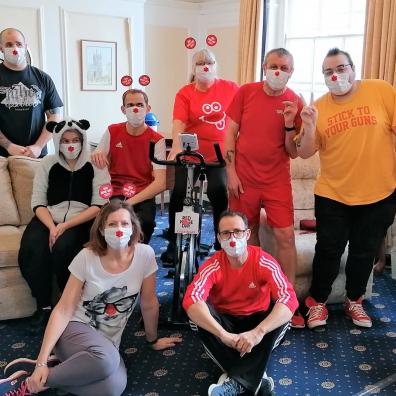 Staff at Sefton Hall raise hundreds for Comic Relief