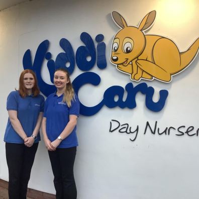 Chloe and Louella at Kiddi Caru Day Nursery 