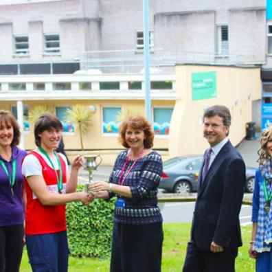 L-R: Stuart Medhurst, Angie Glanville, Rebecca Mingo, Ann James, Simon Jackson, Claire Nix, Nelofer Gafoor